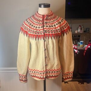 Vintage Knit Cardigan Sweater